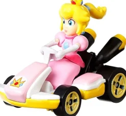 Mario Kart - Princess Peach (Standard Kart) Hot Wheels 1/64th Scale Die-Cast Vehicle