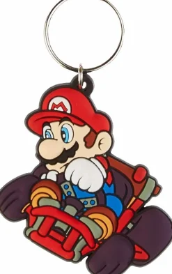 Mariokart - Mario Drift Rubber Keychain