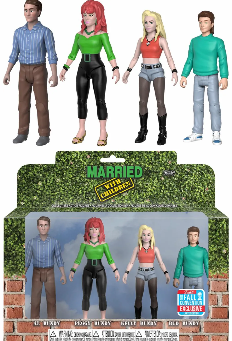 Married with Children - Bundy Family 3.75” Action Figure 4-Pack (2018 Fall Convention Exclusive)