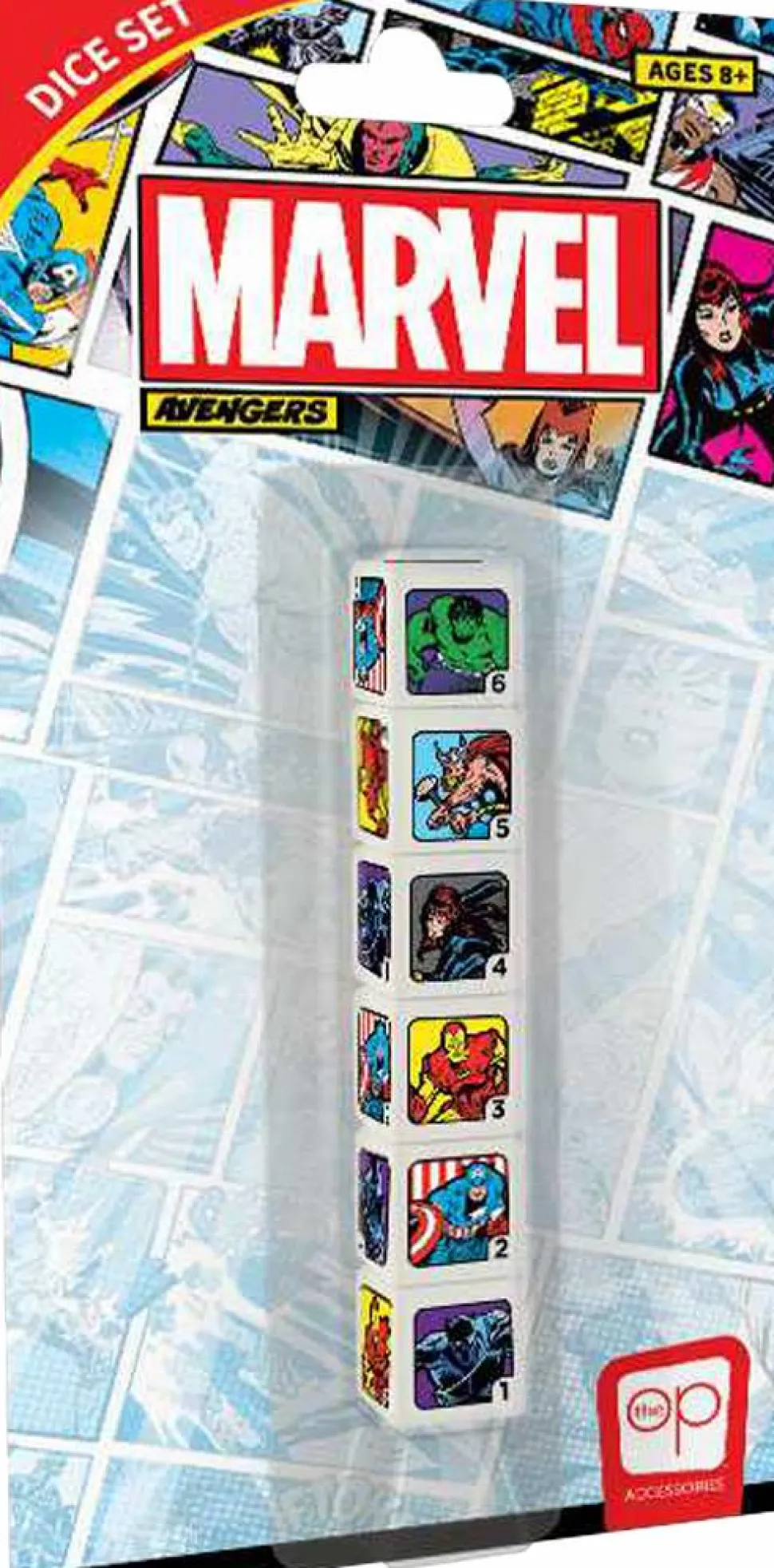 Marvel - Avengers Dice Set (6 Pieces)