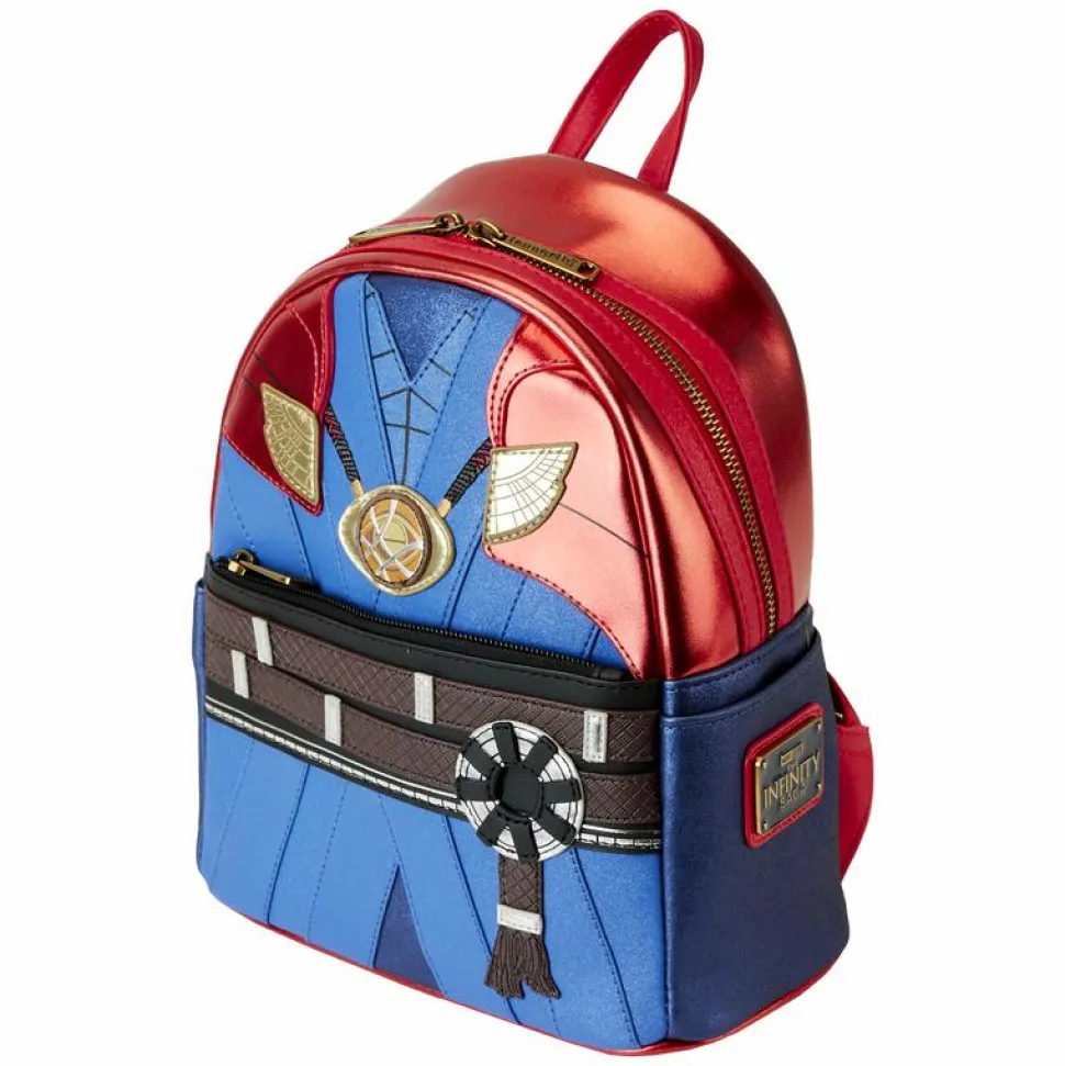 Marvel - Doctor Strange Metallic Cosplay 10" Faux Leather Mini Backpack
