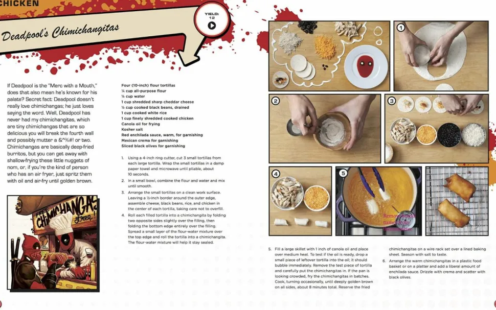 Marvel - Eat the Universe: The Official Cookbook Hardcover Book