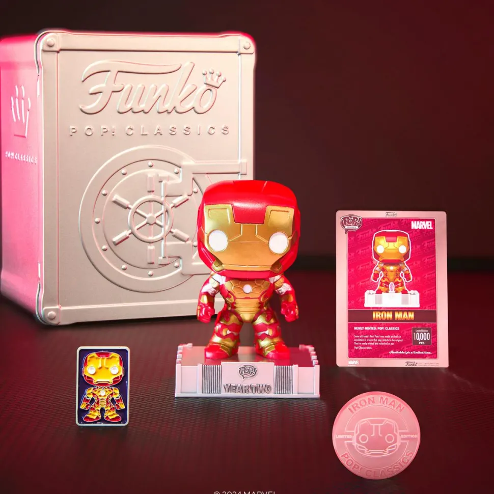 Marvel - Iron Man Pop! Classics Vinyl Figure (Funko / Popcultcha Exclusive)