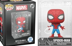 Marvel - Spider-Man, Black Panther & Thor Diecast Metal Pop! Vinyl Figure Bundle (Funko / Popcultcha Exclusive) (Set of 3)