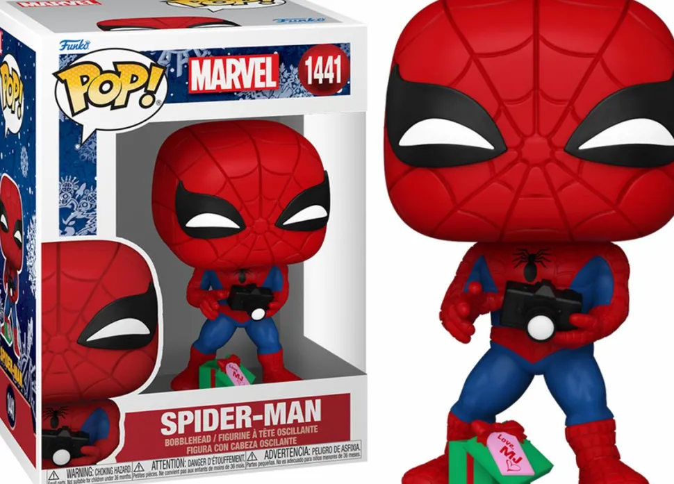 Marvel - Spider-Man with Gift (Holiday) Pop! Vinyl Figure