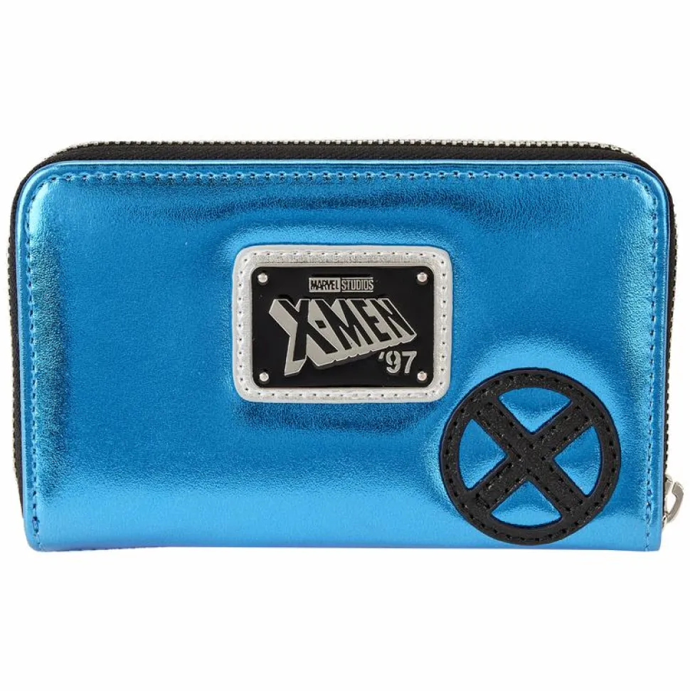 Marvel - Wolverine Metallic Cosplay 4" Faux Leather Zip-Around Wallet