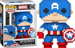 Marvel: 8-Bit - Captain America 8-Bit Pop! Vinyl Figure