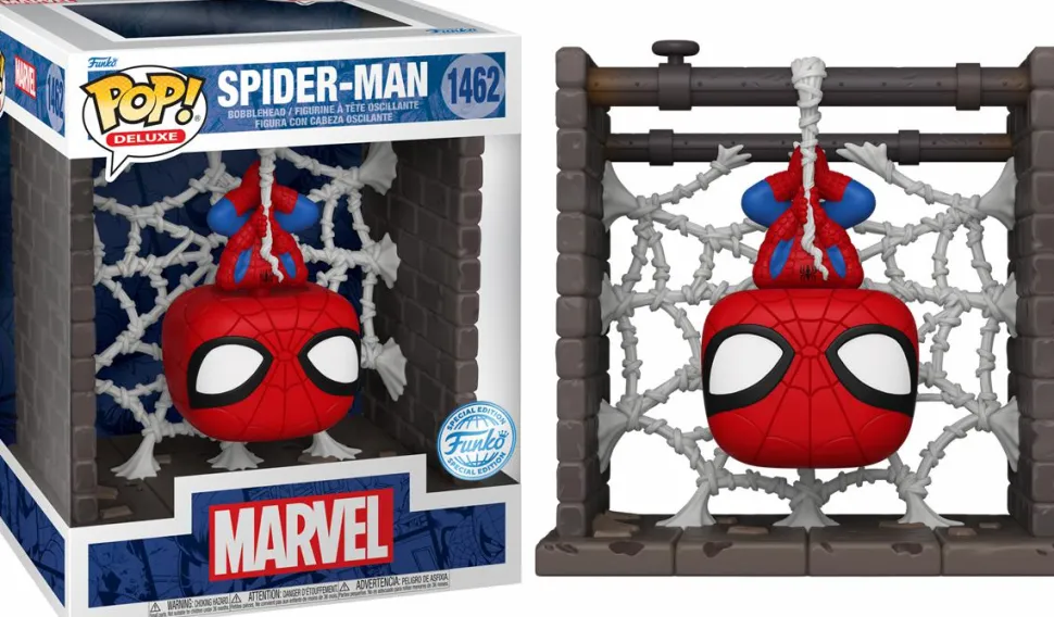 Marvel Comics - Spider-Man (Webbed) Deluxe Pop! Vinyl Figure
