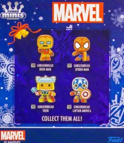 Marvel: Holiday - Gingerbread Minis 3” Scale Vinyl Figure (Display of 12)