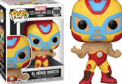 Marvel: Lucha Libre Edition - El Heroe Invicto Iron Man Pop! Vinyl Figure