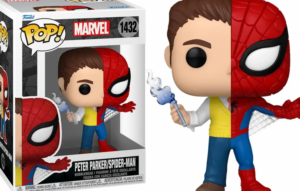 Marvel: Split - Peter Parker/Spider-Man Pop! Vinyl Figure