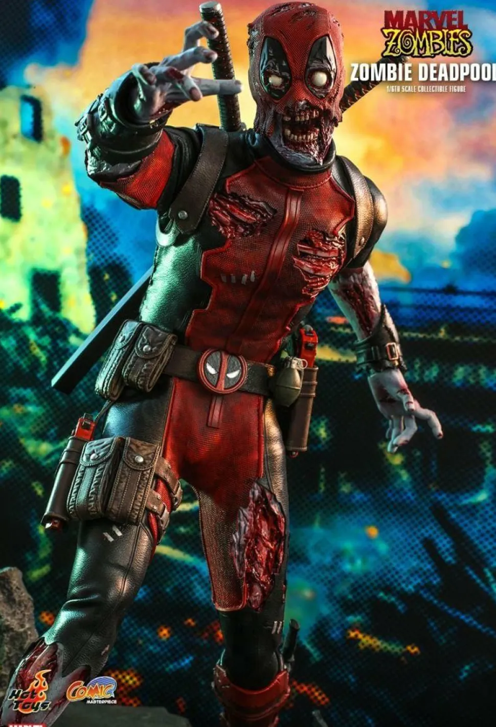 Marvel Zombies - Zombie Deadpool 1/6th Scale Hot Toys Action Figure