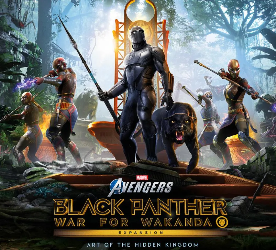 Marvel’s Avengers (2020) - Black Panther: War for Wakanda Expansion: Art of the Hidden Kingdom Hardcover Book