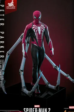Marvel's Spider-Man 2 - Peter Parker (Advanced Suit 2.0) (Red and Black Suit Style) 1/6th Scale Hot Toys Action Figure (Hot Toys Exclusive)