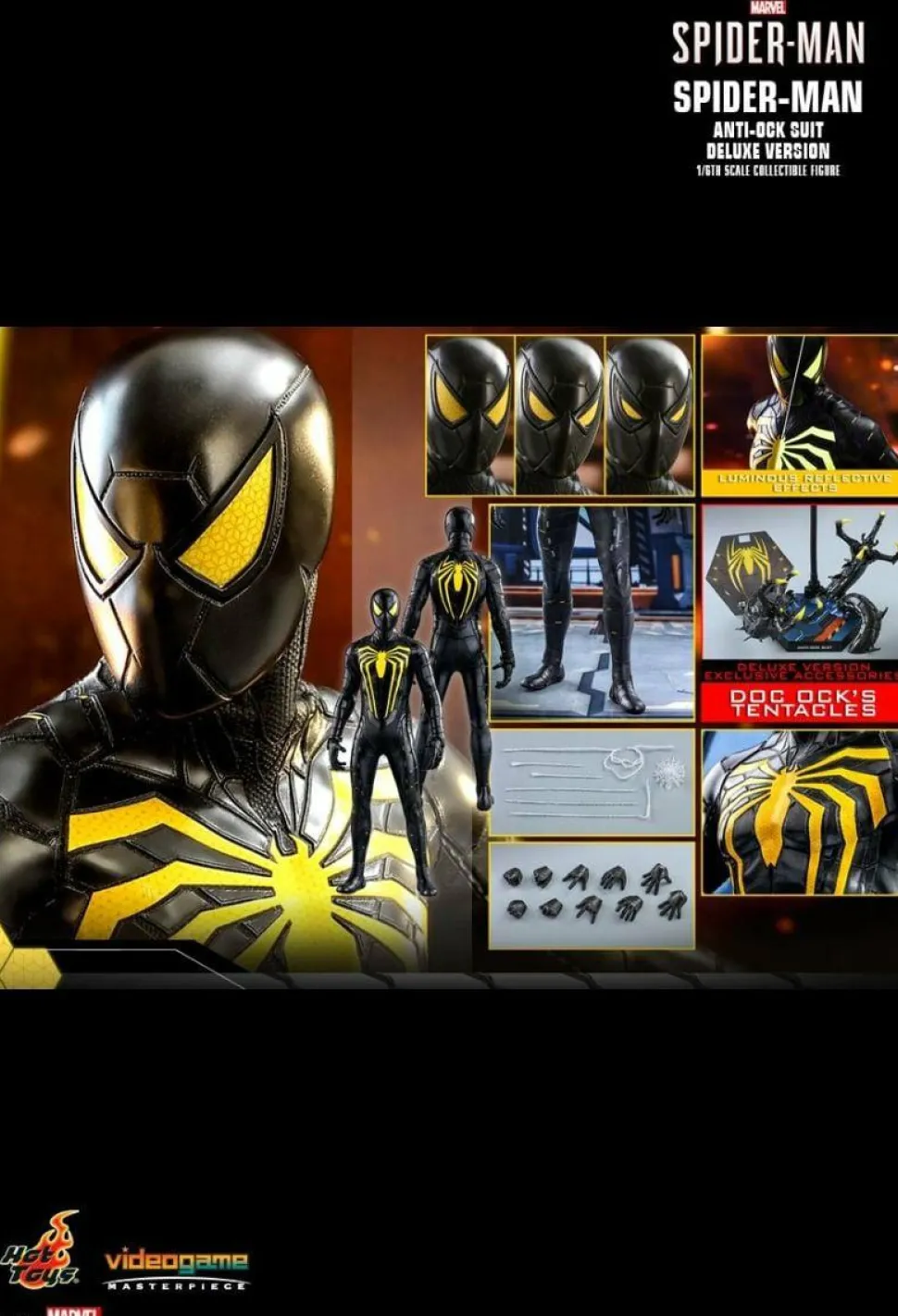 Marvel’s Spider-Man (2018) - Spider-Man Anti-Ock Suit Deluxe 1/6th Scale Hot Toys Action Figure