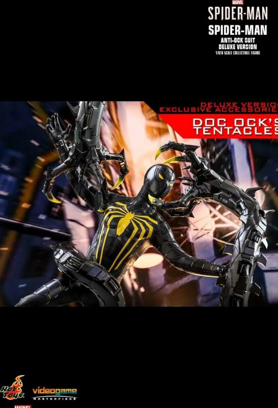 Marvel’s Spider-Man (2018) - Spider-Man Anti-Ock Suit Deluxe 1/6th Scale Hot Toys Action Figure