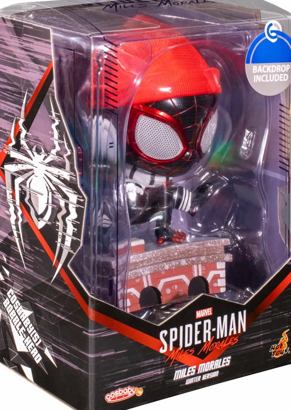 Marvel’s Spider-Man: Miles Morales - Miles Morales Winter Cosbaby (S) Hot Toys Figure