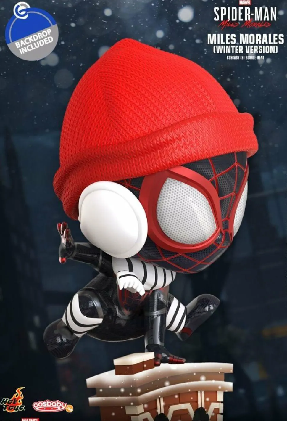 Marvel’s Spider-Man: Miles Morales - Miles Morales Winter Cosbaby (S) Hot Toys Figure