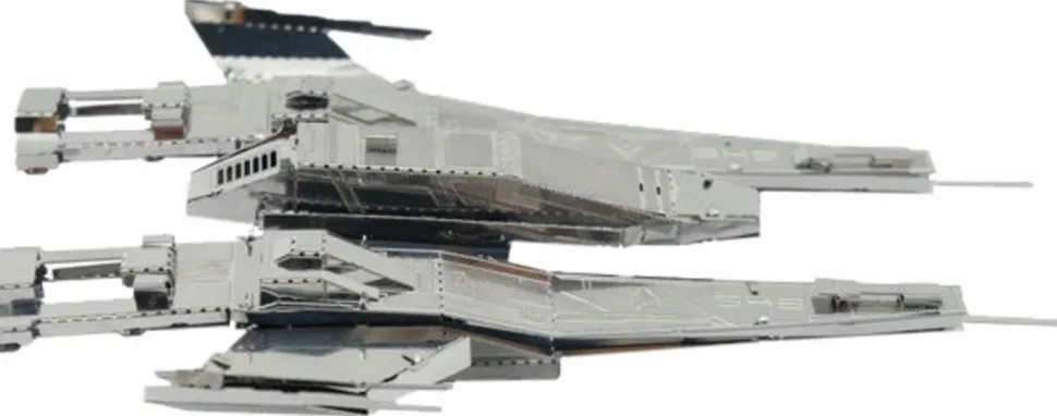 Mass Effect - SX3 Alliance Fighter 3D Laser Cut Metal Model Kit