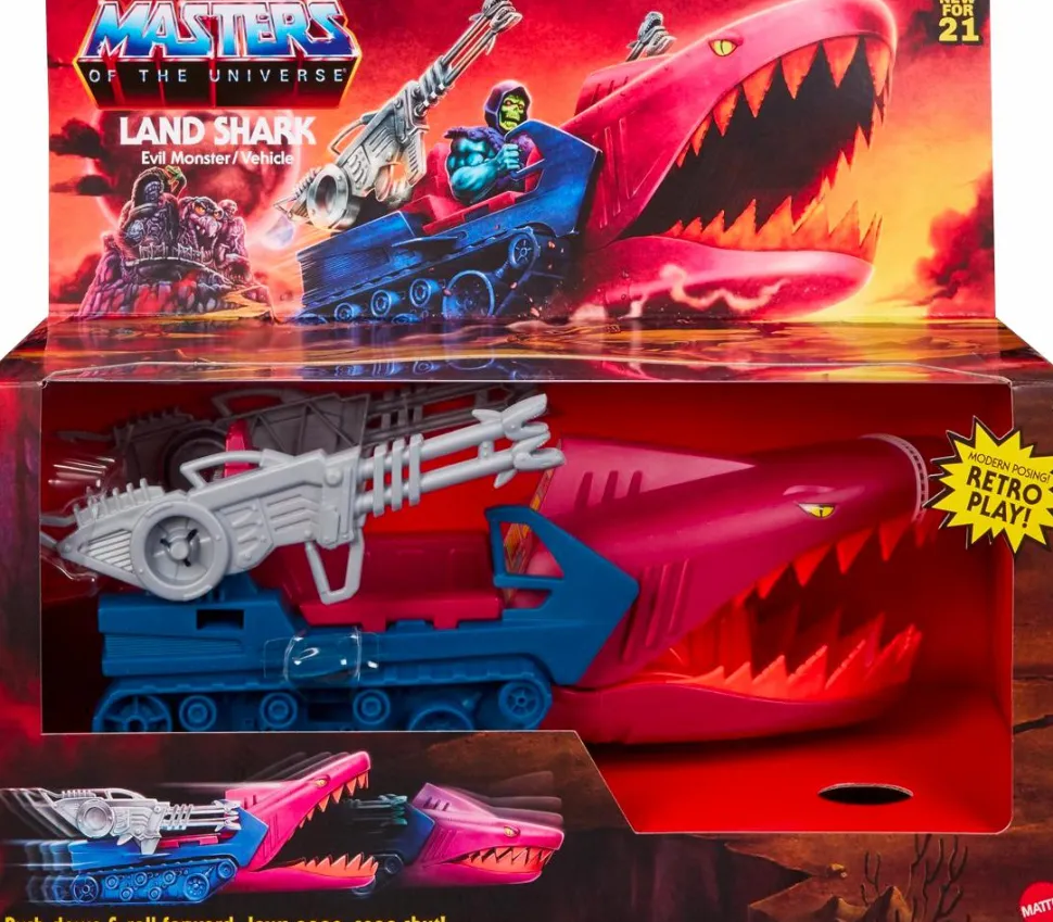 Masters of the Universe - Land Shark 5.5” Scale Action Figure Vehicle