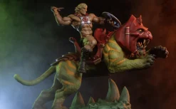 Masters of the Universe - He-Man & Battle Cat Classic Deluxe 23” Maquette Statue