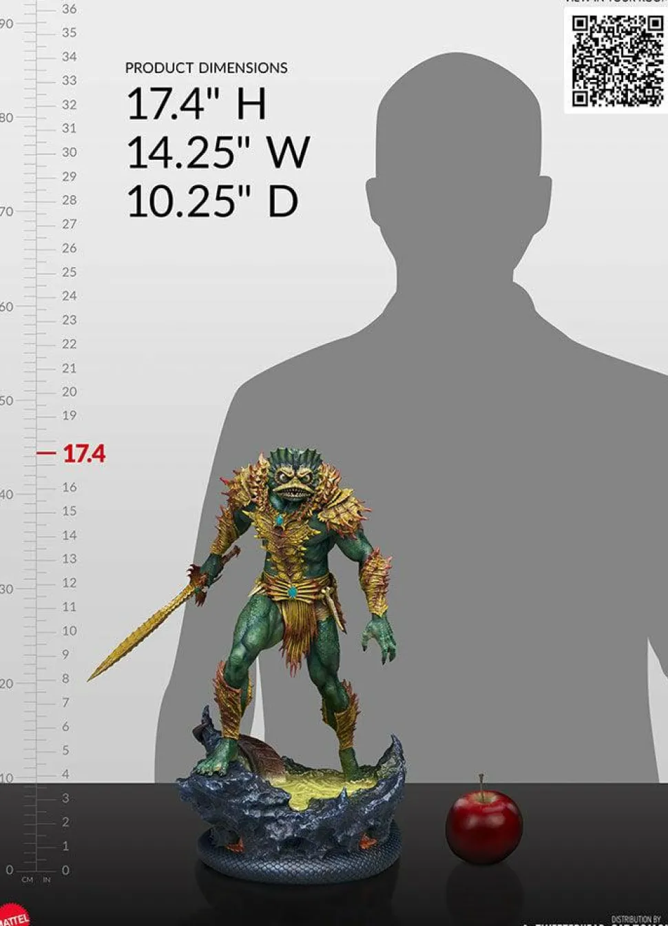 Masters of the Universe - Mer-Man Legends 1/5th Scale Maquette Statue