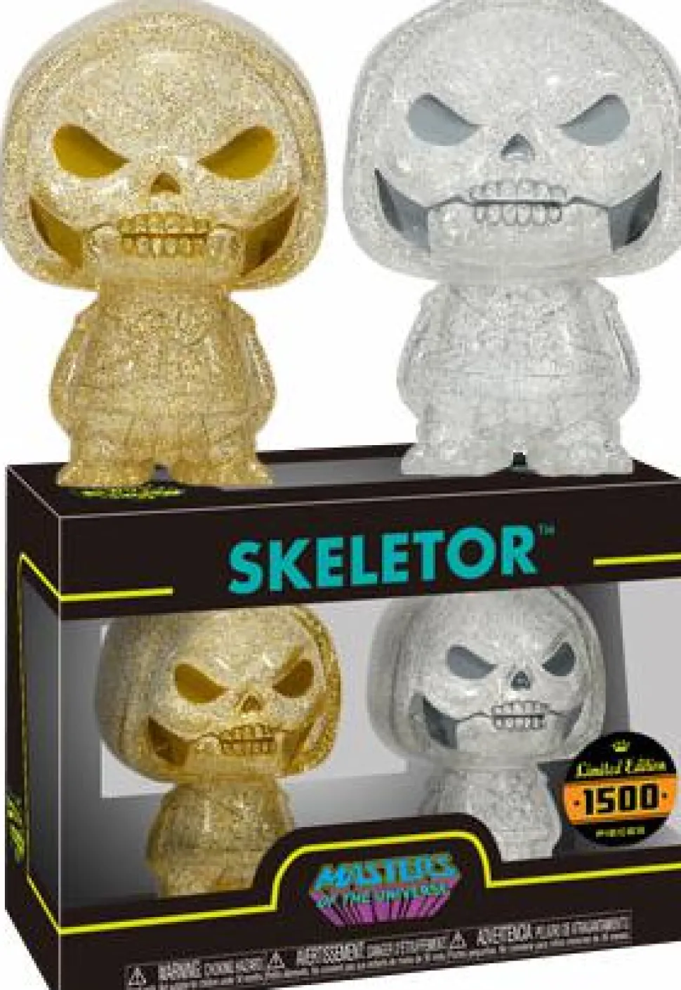 Masters of the Universe - Skeletor Gold & Silver XS Hikari Vinyl Figure 2-Pack