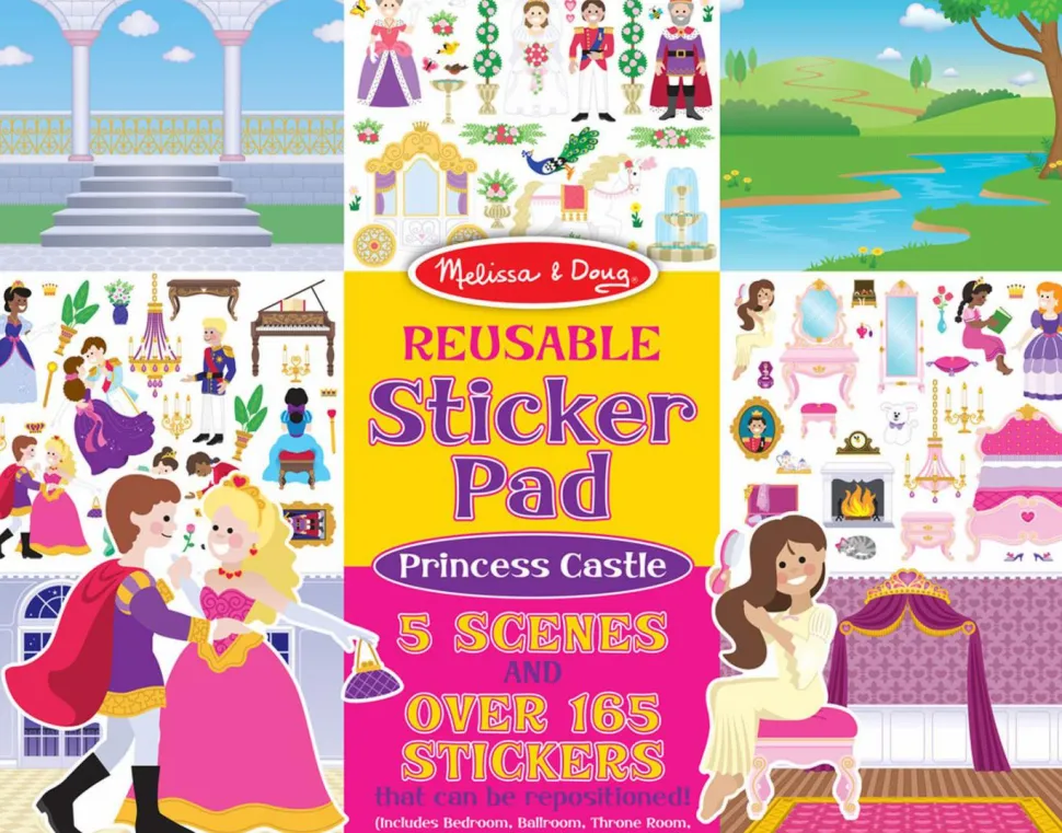 Melissa and Doug - Reusable Stickers (Castle)