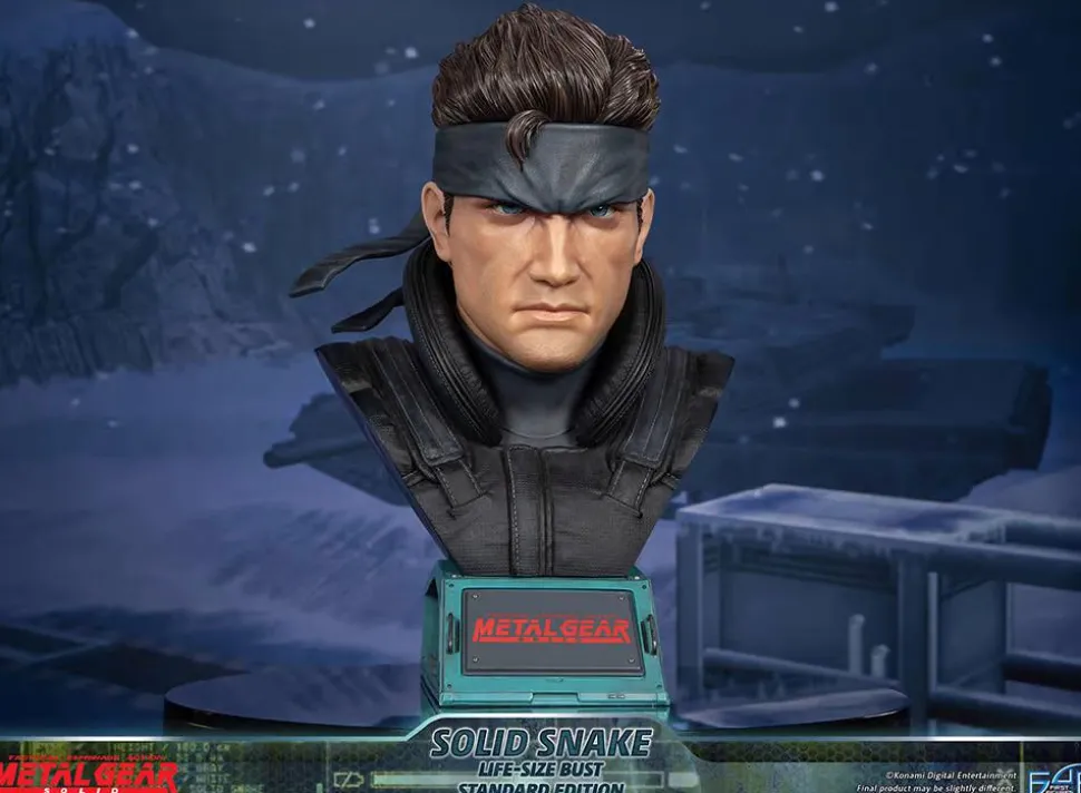Metal Gear Solid - Solid Snake 1:1 Scale Life-Size Bust