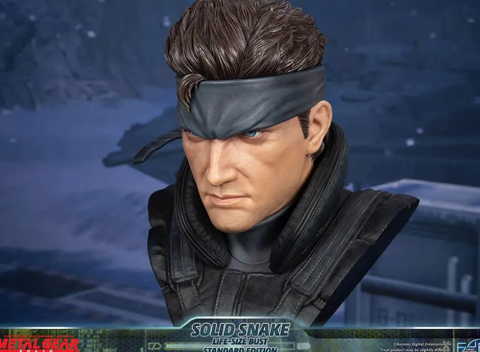 Metal Gear Solid - Solid Snake 1:1 Scale Life-Size Bust