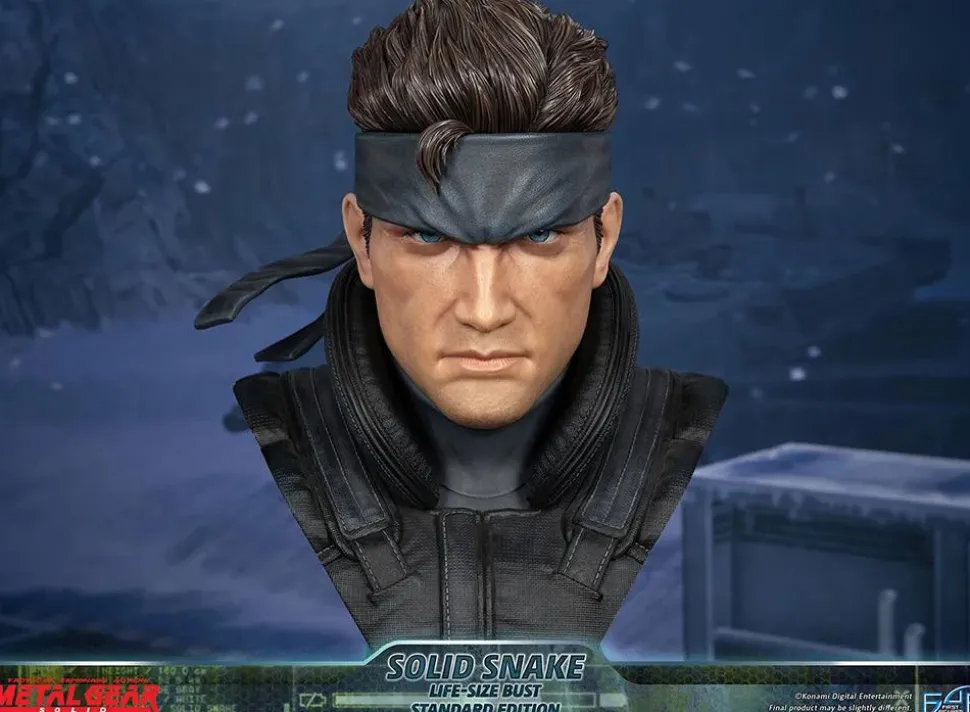 Metal Gear Solid - Solid Snake 1:1 Scale Life-Size Bust