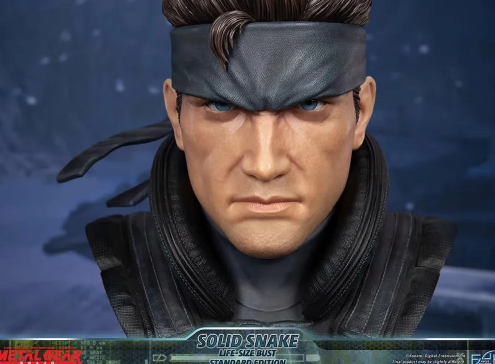 Metal Gear Solid - Solid Snake 1:1 Scale Life-Size Bust