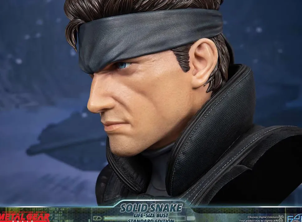 Metal Gear Solid - Solid Snake 1:1 Scale Life-Size Bust