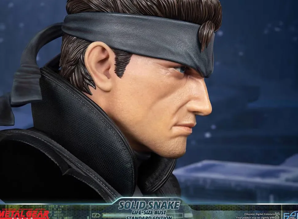 Metal Gear Solid - Solid Snake 1:1 Scale Life-Size Bust