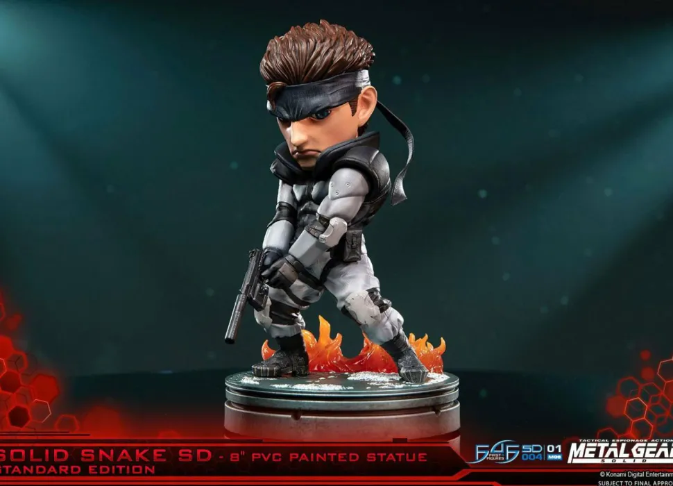Metal Gear Solid - Solid Snake 8" PVC Statue