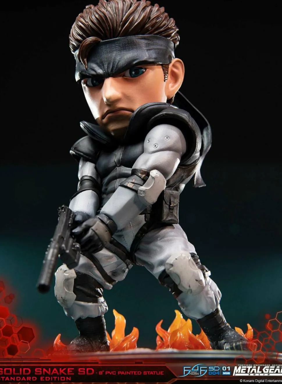 Metal Gear Solid - Solid Snake 8" PVC Statue