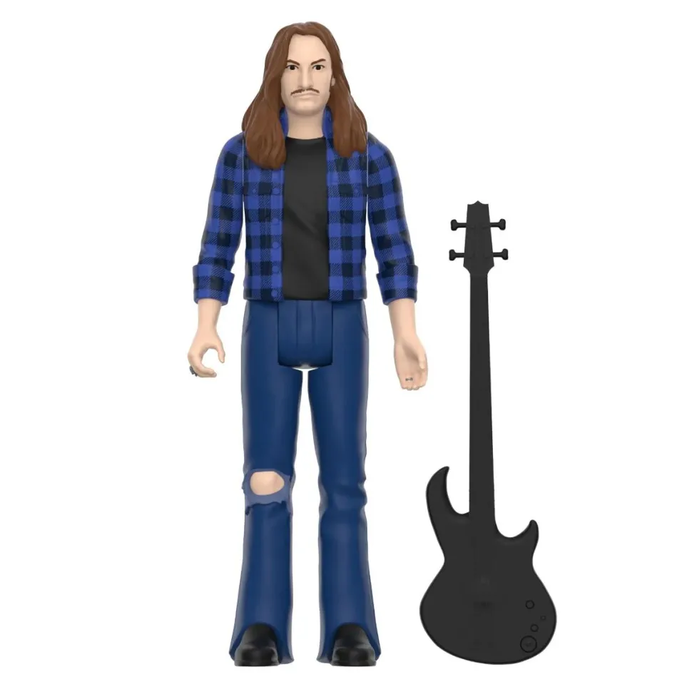 Metallica - Cliff Burton (Flannel Shirt) ReAction 3.75" Action Figure
