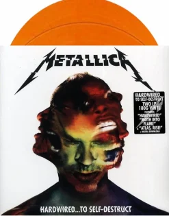 Metallica - Hardwired...To Self-Destruct 2xLP Vinyl Record (Flame Orange Vinyl)