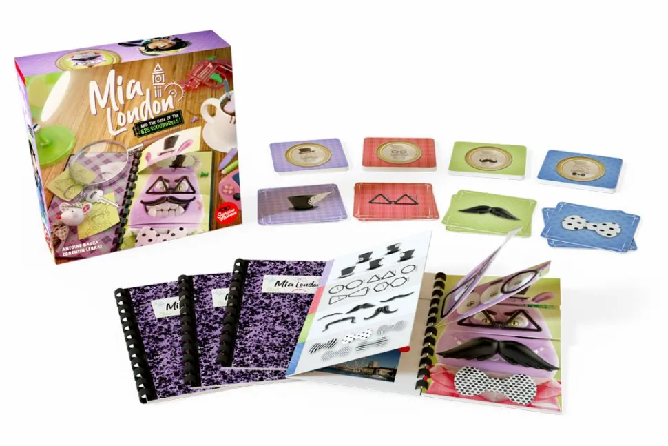 Mia London and the Case of the 625 Scoundrels - Board Game