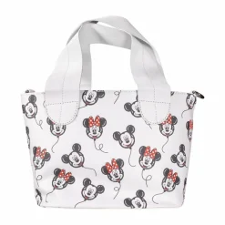 Mickey Mouse - Mickey & Minnie Balloons 9” Faux Leather Crossbody Handbag