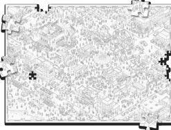 MicroMacro: Crime City - Funfair 500 Piece Jigsaw Puzzle
