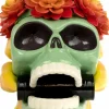 Mighty Jaxx - The Smoke Calavera 7" Porcelain Incense Chamber by Butch Locsin
