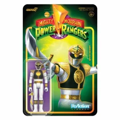 Mighty Morphin Power Rangers - White Ranger ReAction 3.75” Action Figure