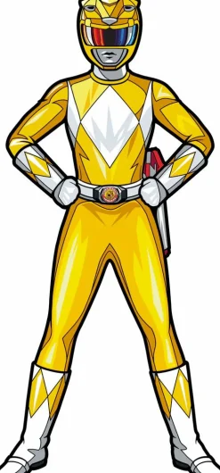 Mighty Morphin Power Rangers - Yellow Ranger FigPin Enamel Pin