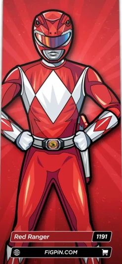 Mighty Morphin Power Rangers - Red Ranger FigPin Enamel Pin