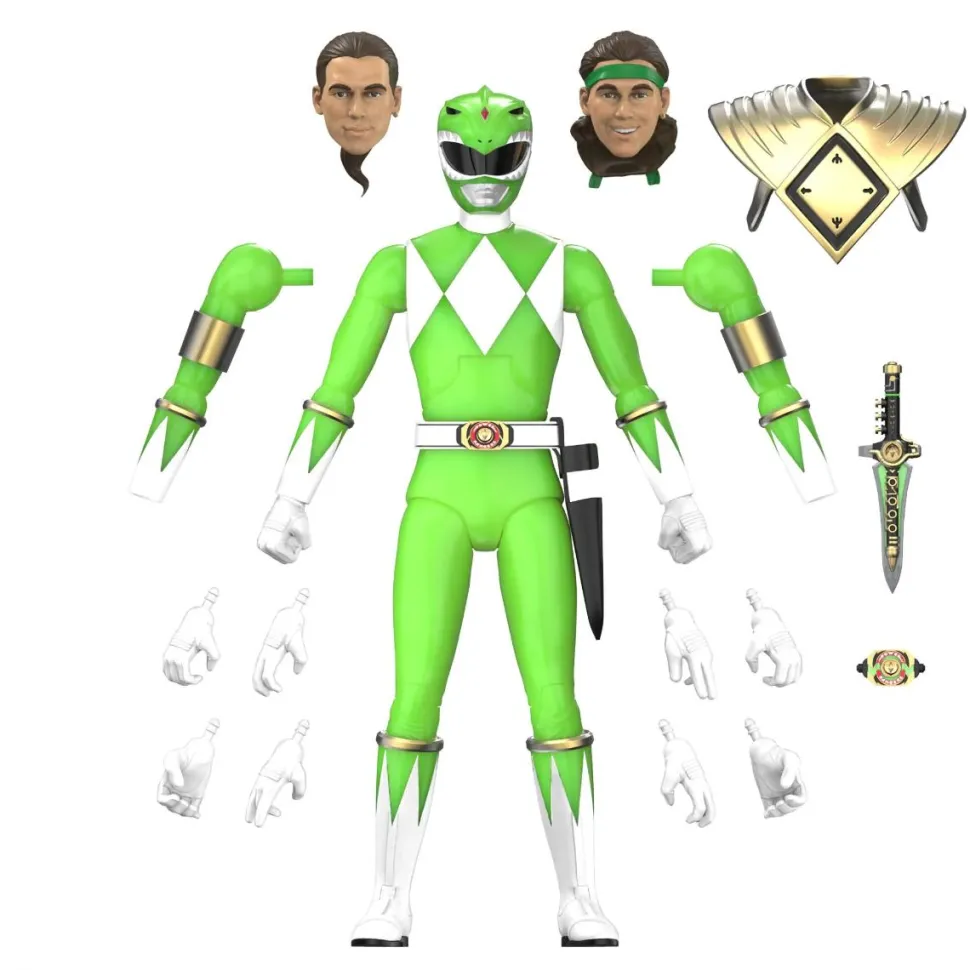 Mighty Morphin' Power Rangers - Wave 5 Ultimates! 7" Scale Action Figure Bundle (Set of 4)