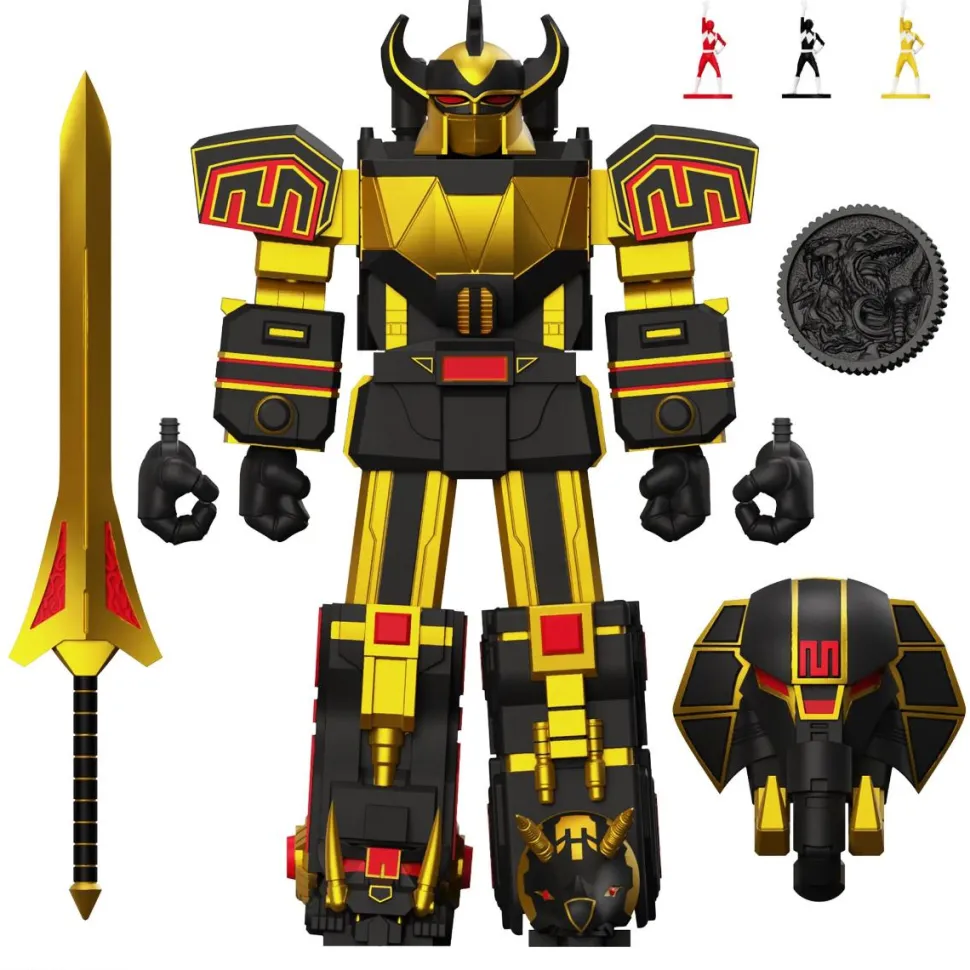 Mighty Morphin' Power Rangers - Wave 5 Ultimates! 7" Scale Action Figure Bundle (Set of 4)