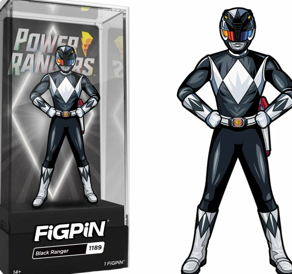 Mighty Morphin Power Rangers - Black Ranger FigPin Enamel Pin