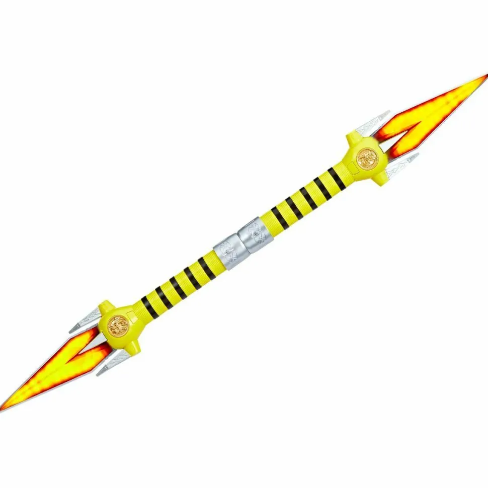 Mighty Morphin Power Rangers - Yellow Ranger Power Daggers Lightning Collection 1:1 Scale Life-Size Prop Replica