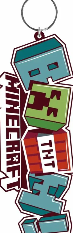 Minecraft - Boom Rubber Keychain